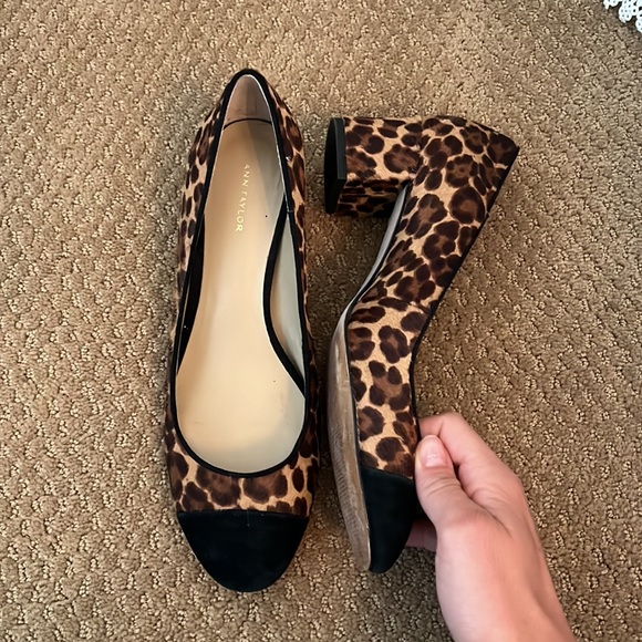 Leopard Kitten Heels - Picture 1 of 4
